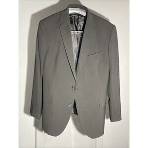 Men's Jf J Ferrar Slim Fit Suit Jacket Blazer Black Size 40